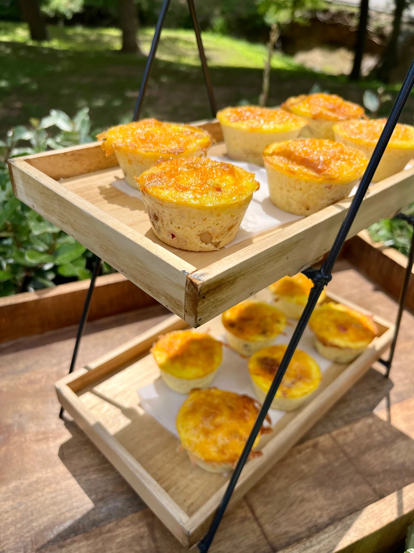 Keto Egg Bites - Ham & Cheddar